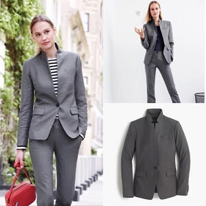 J.crew blazer Regent in Super 120’s wool gray # F5642